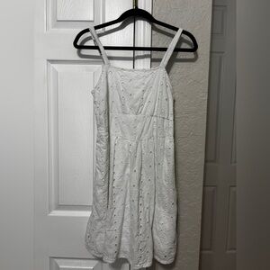 Abercrombie Kids White Eyelet Dress
